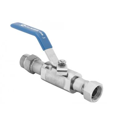 JULABO 截止閥 8 970 851，M24x1.5 內螺紋 ~M24x1.5 外螺紋 , -60 ℃ ... +200 ℃