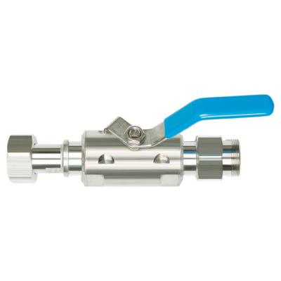 JULABO 截止閥 8 970 853，M38x1.5 內螺紋 ~M24x1.5 外螺紋 , -60 ℃ ... +200 ℃